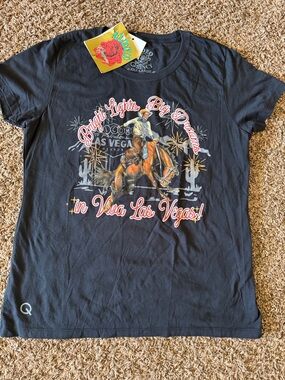 Rodeo Drive Black 'Bright Lights Big Dreams in Viva Las Vegas' Graphic Tee